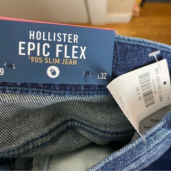 Hollister Mens Epic Flex distressed 90s slim jeans size W29 /L32 - Picture 7 of 10